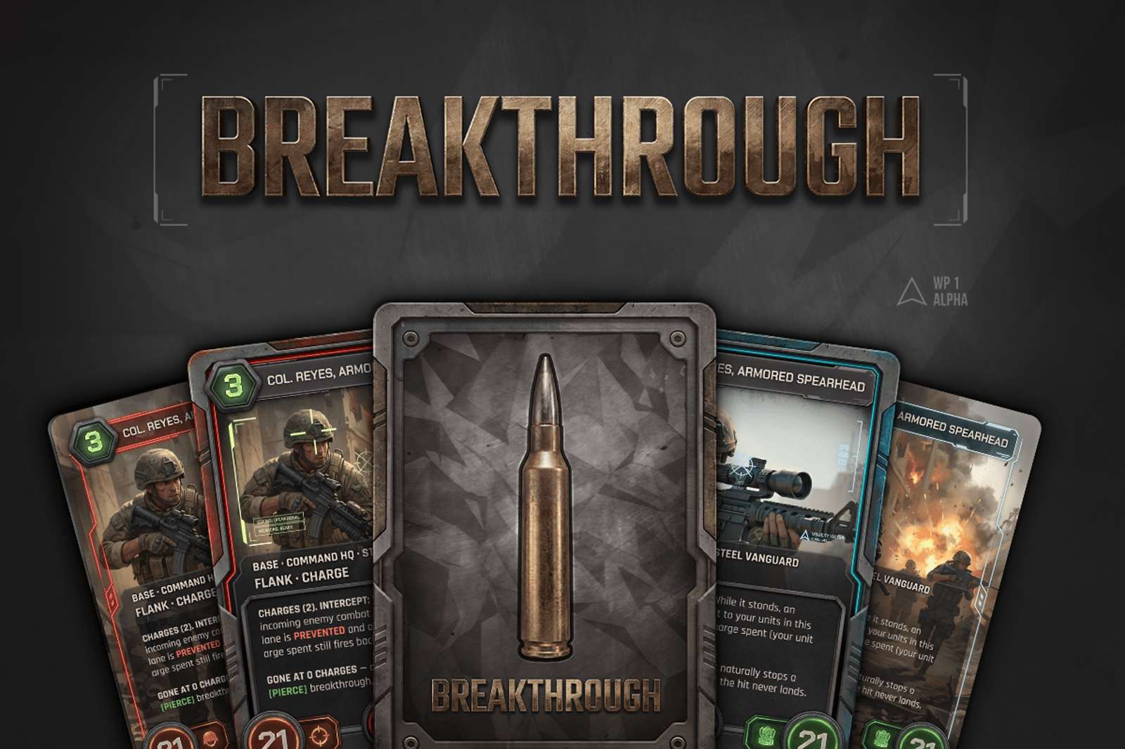 Breakthrough — Military Trading Card Game Design - Pixarts Studio Work